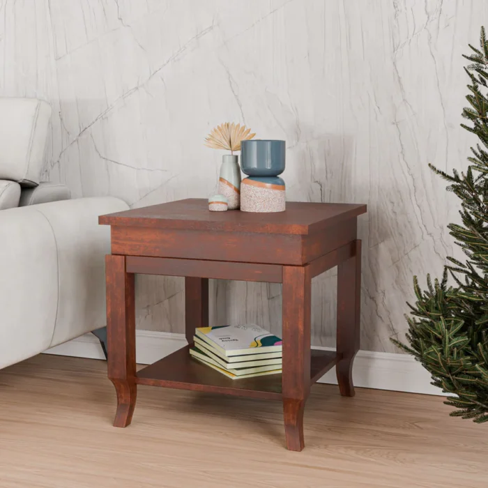 Alma End Table (Mahogany)