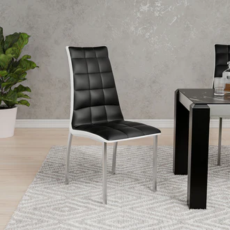 Black Wood Dining Chair