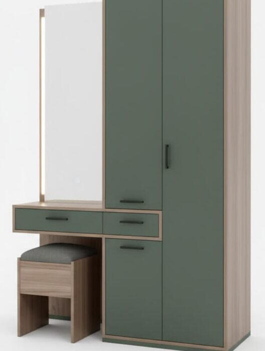 Wardrobe with dressing table